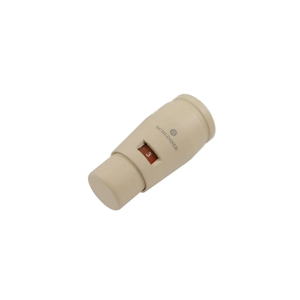 Термостатическая головка Schlosser MINI М30*1,5, Ral 9001