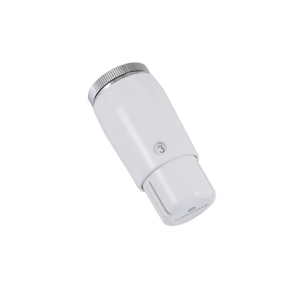 Термостатическая головка Schlosser MINI Diamant M30x1,5, Белый