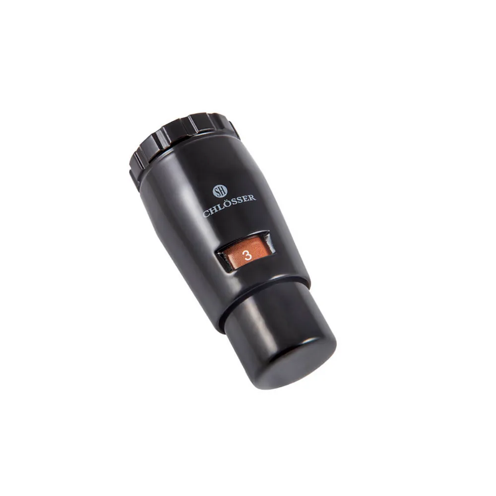 Термостатическая головка Schlosser MINI M30x1,5, Черный