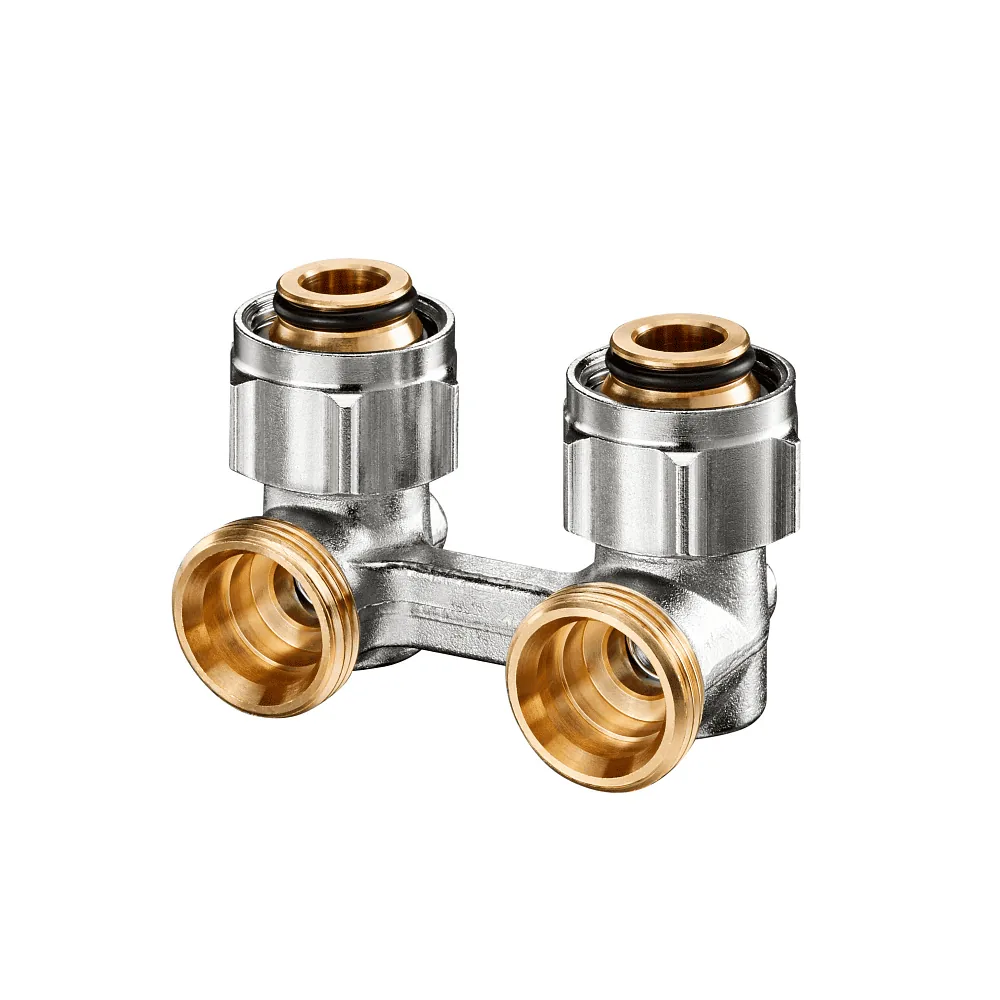 Присоединительный узел Oventrop Multiflex F ZB 3/4 НГ x 3/4 НР угловой