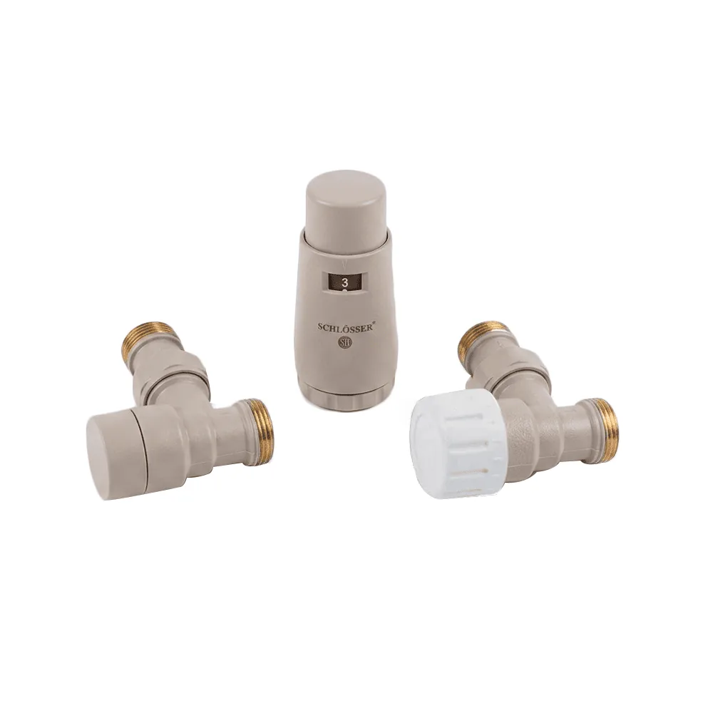 Комплект угловой Elegant Mini GZ1/2x M22x1.5 Schlosser 603400041 RAL1019