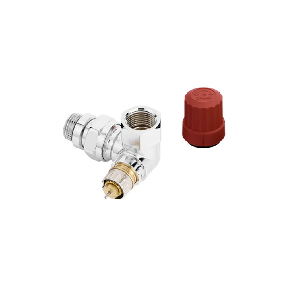 Трехосевой клапан Danfoss RA-NCX для подключения слева, хромированный 013G4240