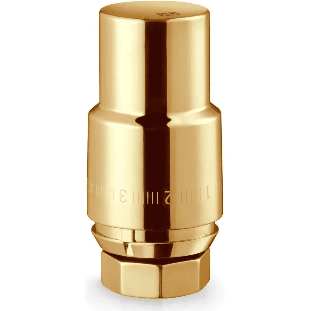 Термоголовка жидкостная Royal Thermo Design PRO М30х1,5 золото, RTO 07.0012, НС-1446823