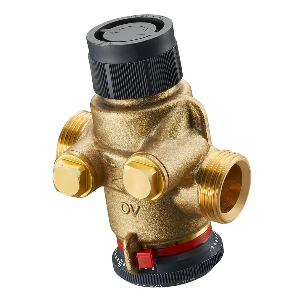 Cocon QTZ Баланс-рег вентиль DN 32 PN 25, НР-НР, с заглушками, 600-4800 л/ч, OVENTROP
