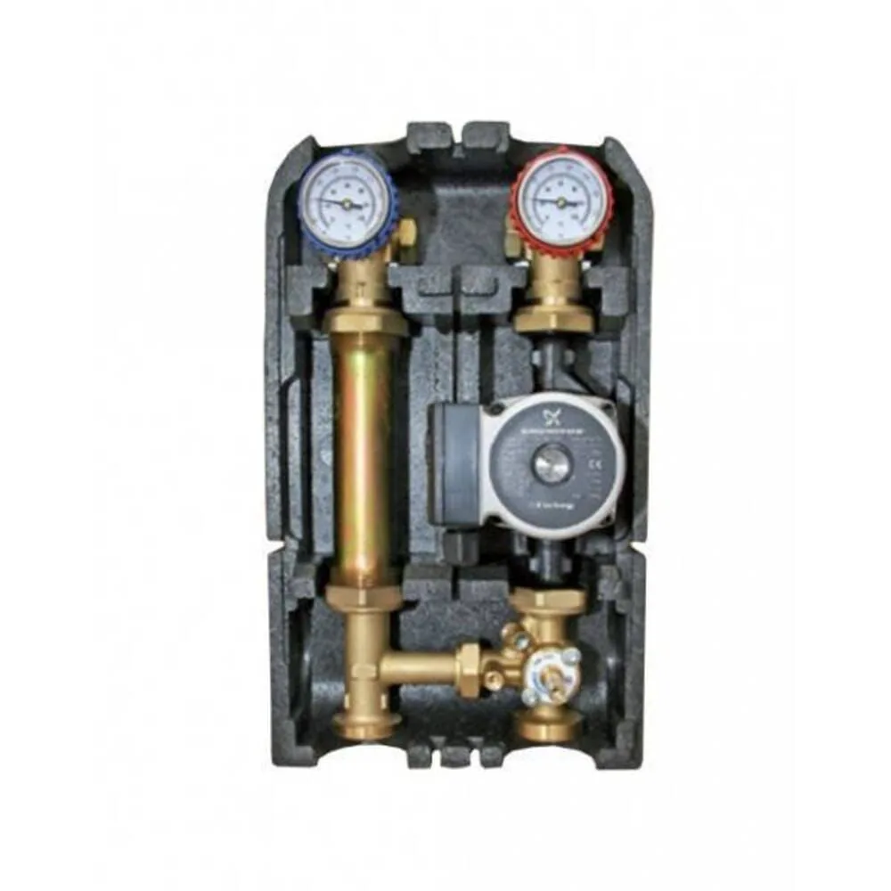 02G02500X BARBERI Насосная группа со смесителем G 1” F - G 1”1/2 M без насоса