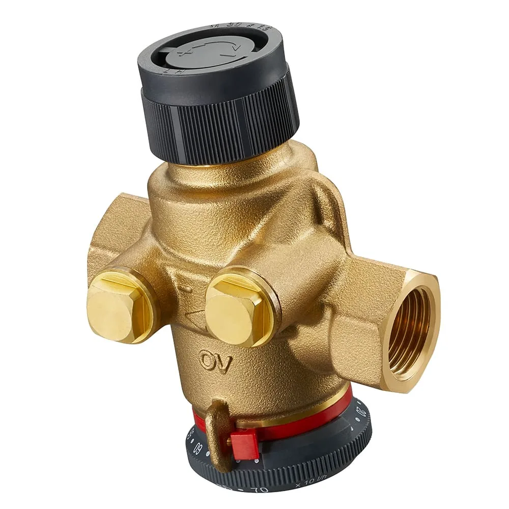 Cocon QTZ Баланс-рег вентиль DN 32 PN 25, ВР-ВР, с заглушками, 600-4800 л/ч, OVENTROP