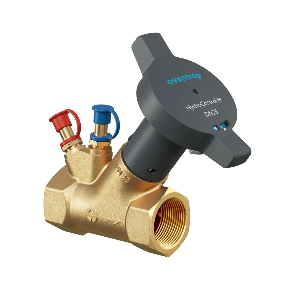 Вентиль регулирующий с диафграмой Hydrocontrol M DN 15 PN 25, ULF, ВР, латунь EZB, OVENTROP