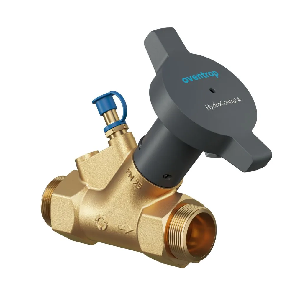 Вентиль запорный Hydrocontrol A DN 50 PN 16, латунь EZB, kvs 49.80, OVENTROP