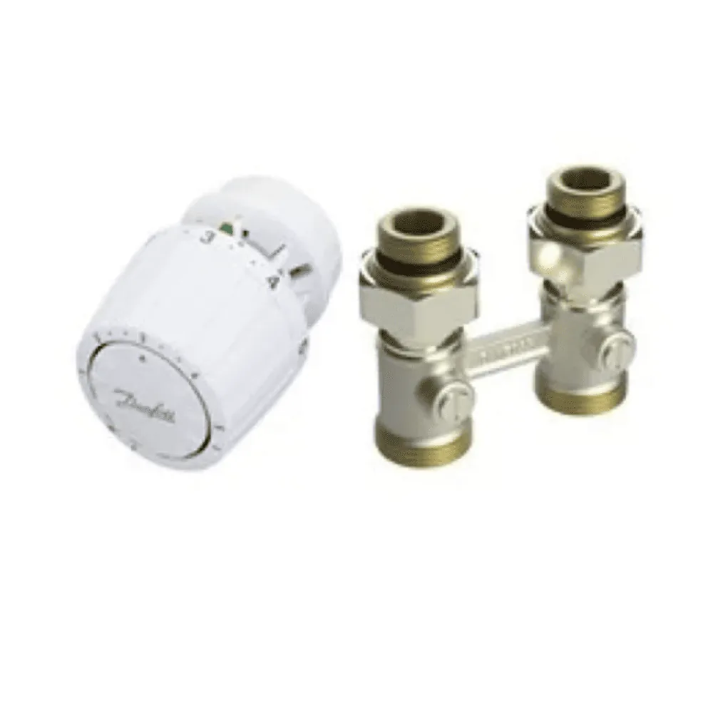 013G2139 DANFOSS Комплект терморегулятора прямой RLV-KS/RA 2940 Ду G ¾ A G ½ A м/расстояние 50 мм