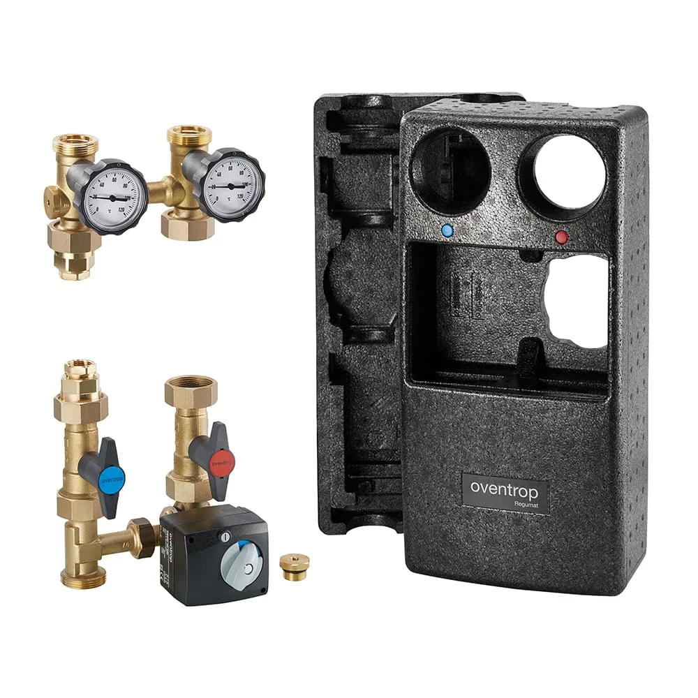 Regumat M3-180 DN 25, для теплосчетчиков, с двумя ШК, без насоса, OVENTROP