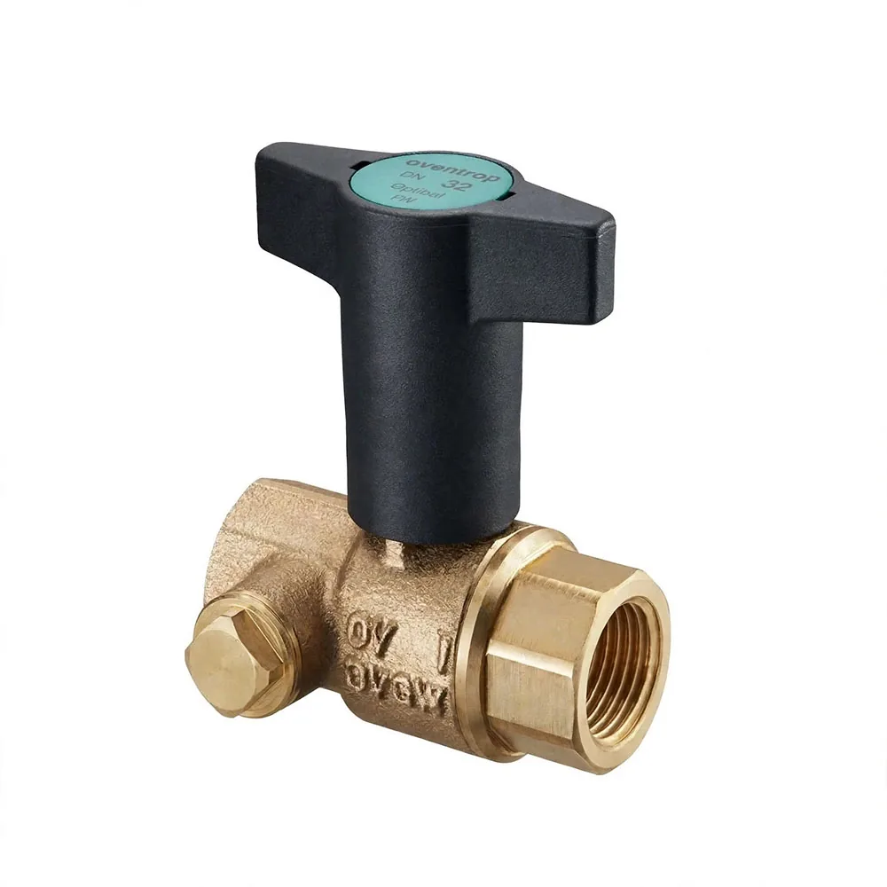Шаровой кран Optibal TW PN10, Ду32, Rp1¼ x Rp1¼, бронза