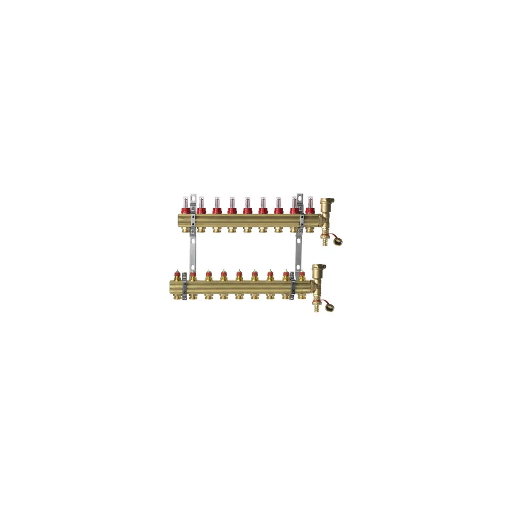 Комплект коллекторов Danfoss FHF-9F set, 9 контуров