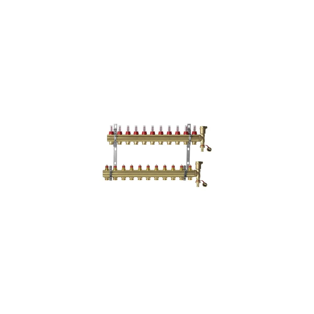 Комплект коллекторов Danfoss FHF-11F set, 11 контуров