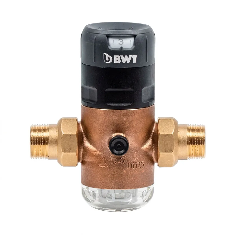 Редуктор давления BWT D1 Red 1” красная латунь (безсвинцовая) холодная вода