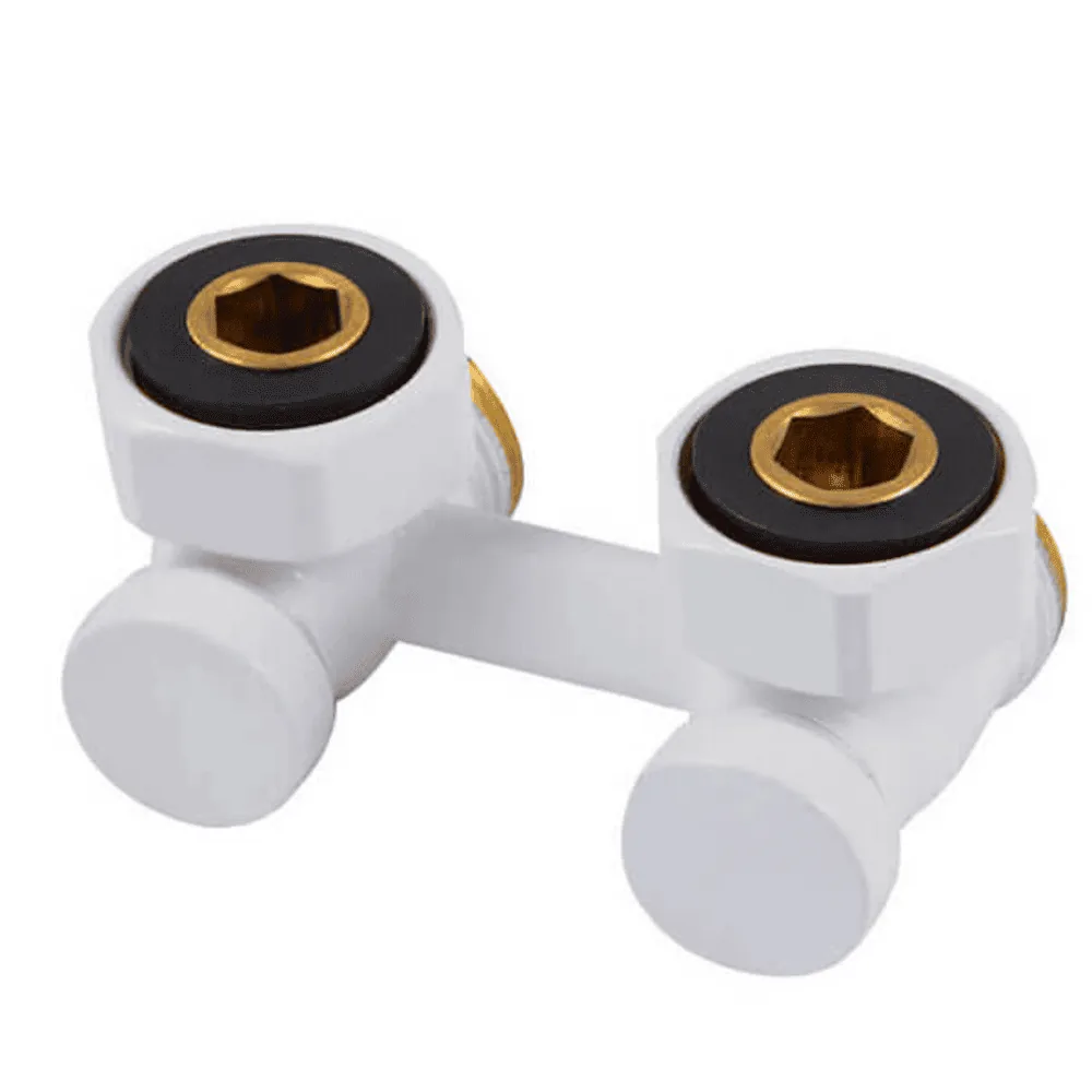 Узел подключения Standard 6007 угловой SCHLOSSER G 3/4 x 3/4 D=50 MM , белый
