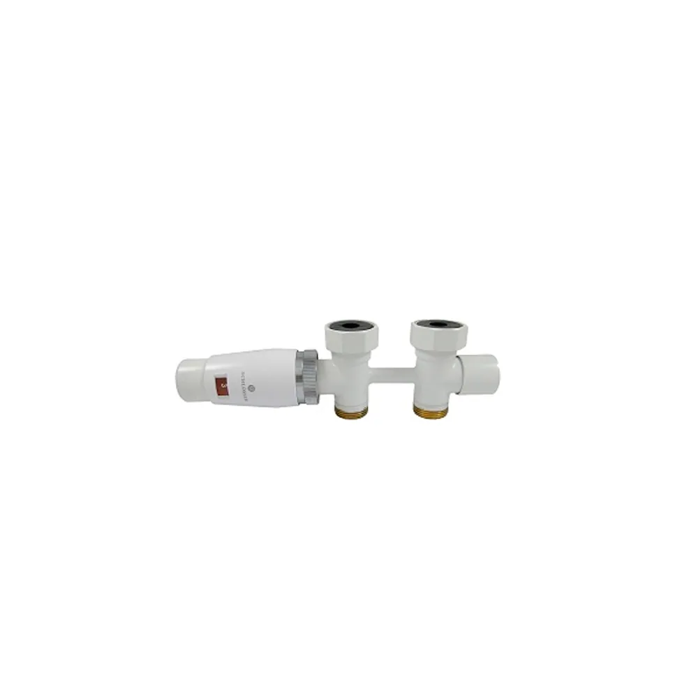 Узел подключения Schlosser DUO-PLEX MINI прямой, головка М30х1,5 3/4 x М22x1,5, Белый