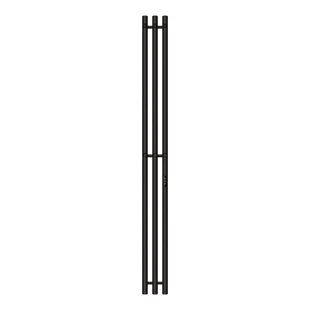 Полотенцесушитель электрический Primoclima Sol R C E Black 150*12 3
