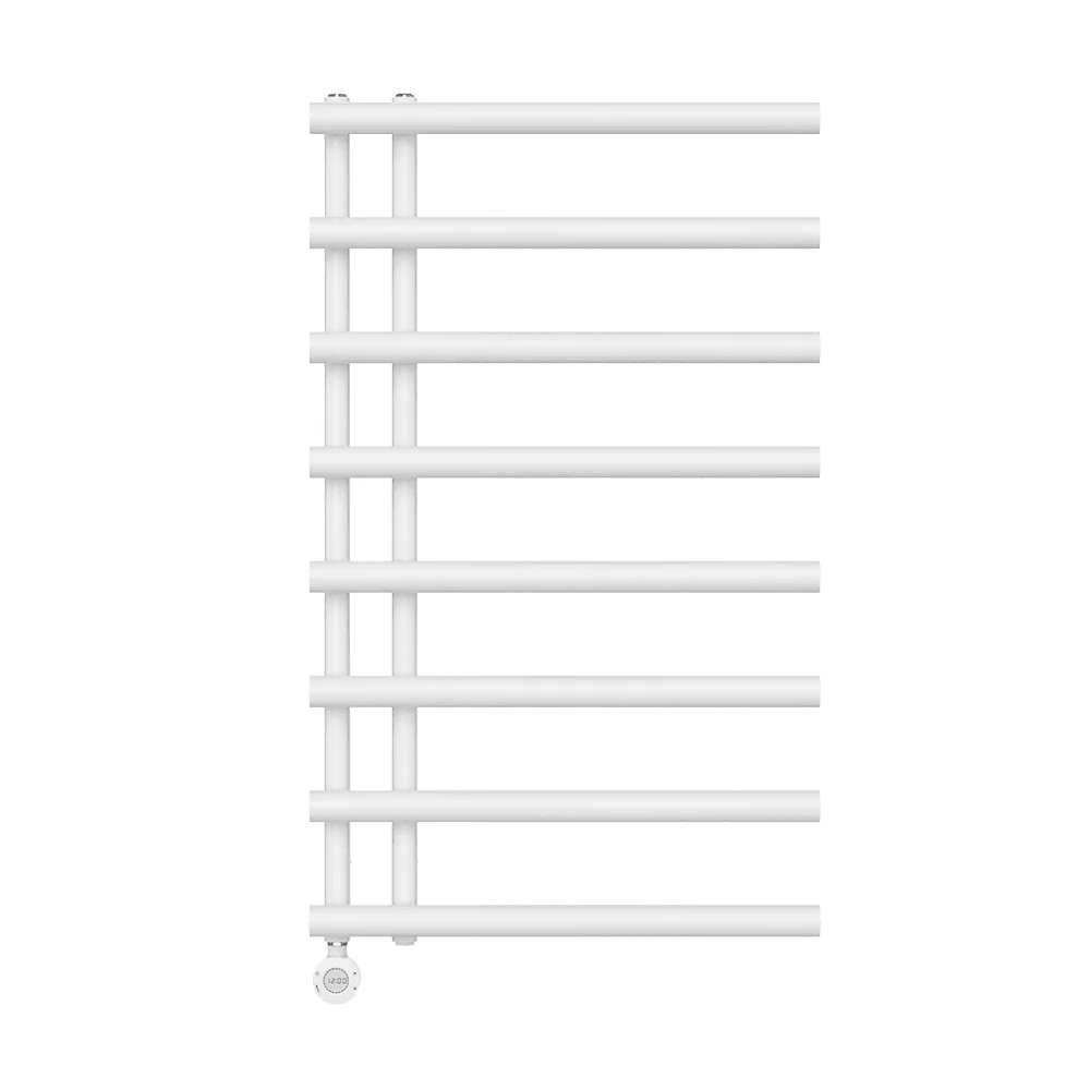 Полотенцесушитель электрический Primoclima RIDGE 1000*600, 8 трубок 400W, Белый