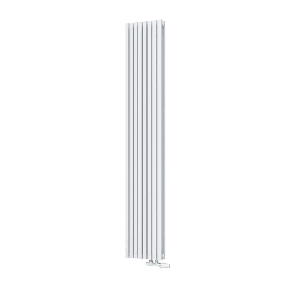 Радиатор КЗТО QUADRUM 30 V 2- 1750-8 UT RAL1T104S9016 (белый муар)