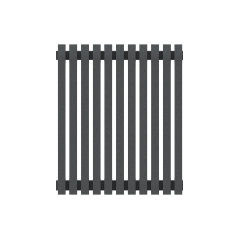 Радиатор КЗТО QUADRUM 30 V 1 1750-12 Серый темный металлик муар