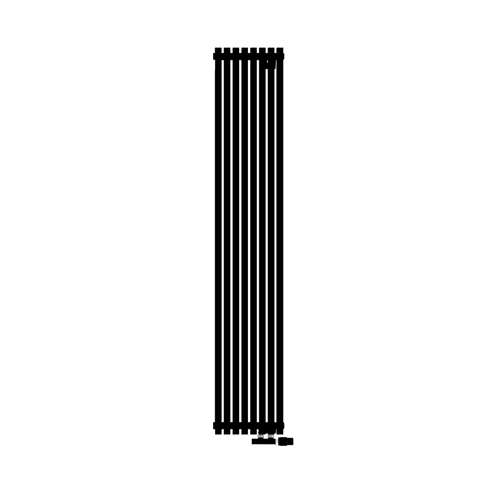 Радиатор КЗТО QUADRUM 30 V 1- 1750-8 RT RALTP26X-M215249005 (структурный шелк черный)