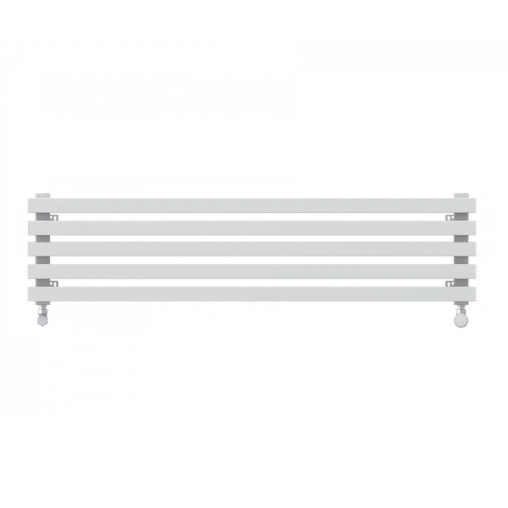 Радиатор КЗТО QUADRUM 40 H 1250-5 RAL 1Т104S9016 белый муар