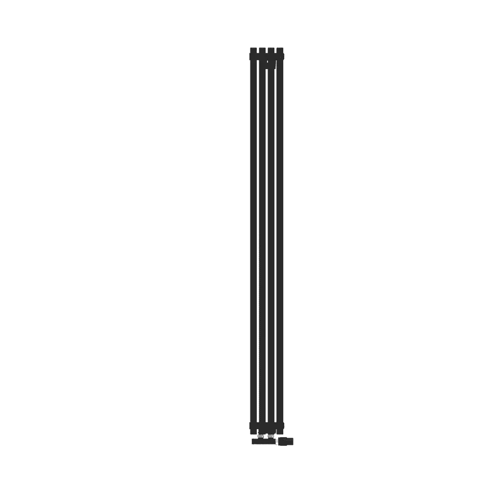 Радиатор КЗТО QUADRUM 30 V 1- 1750-4 RT RALTP26X-M215249005 (структурный шелк черный)