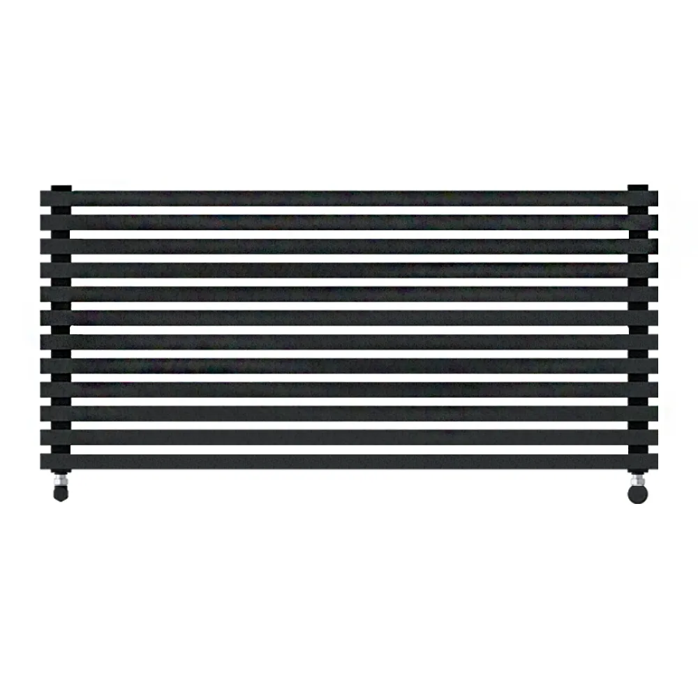 Радиатор КЗТО QUADRUM 40 H 1500-12 R RAL 1М183SN026 серый темный металлик муар