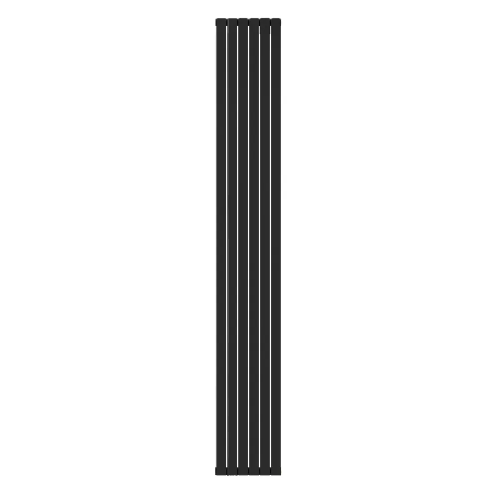 Радиатор КЗТО Соло В 1 -2000-6 RAL1T103S9005 (черный матовый муар)