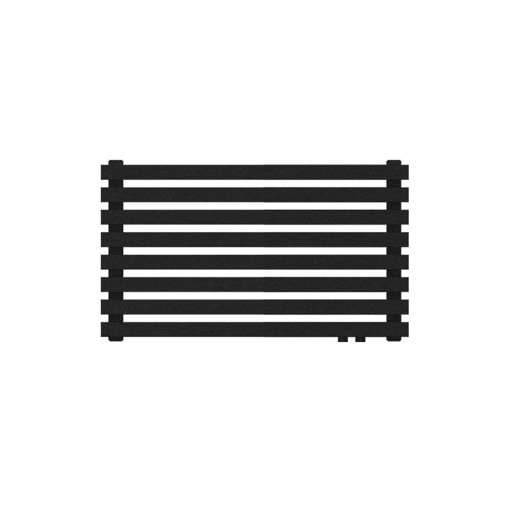 Радиатор КЗТО QUADRUM 40 Н -1000-8 R RAL1T103S9005 (черный матовый муар)