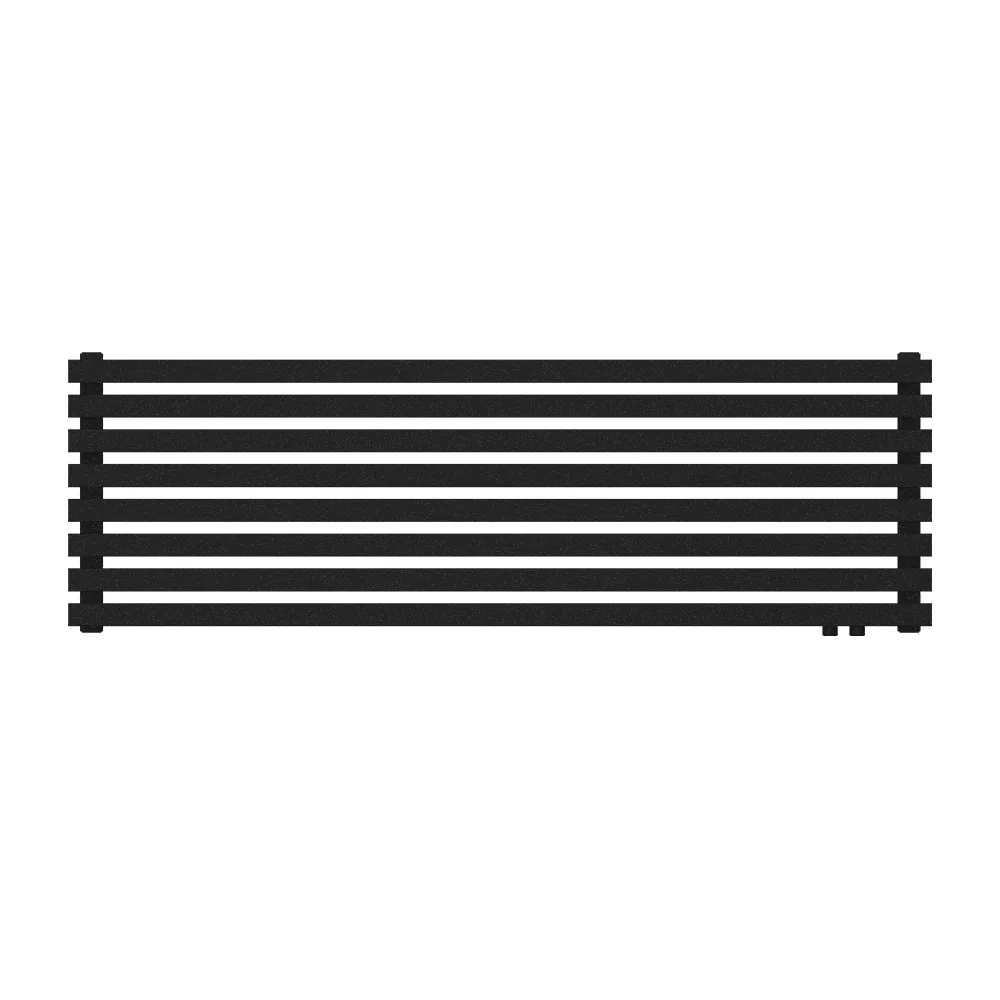 Радиатор КЗТО QUADRUM 40 Н -1750-8 R RAL1T103S9005 (черный матовый муар)