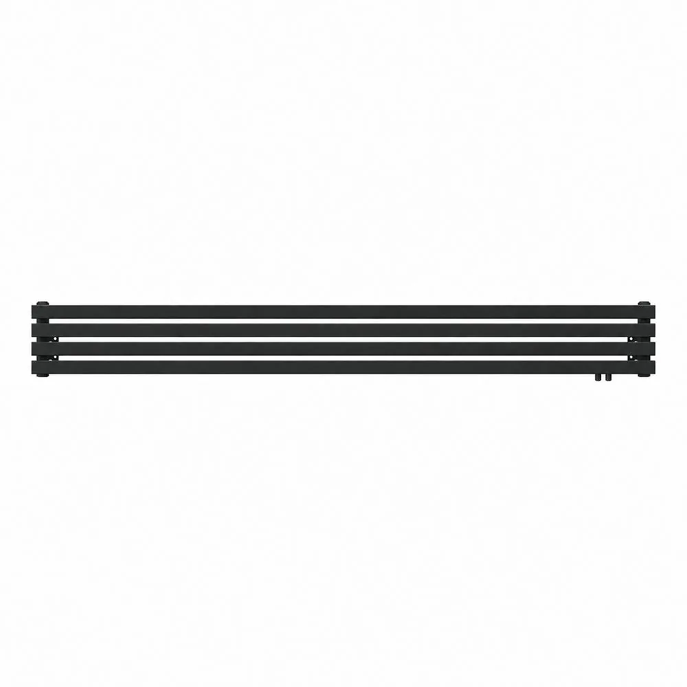 Радиатор КЗТО QUADRUM 40 Н -2000-4 R RAL1T103S9005 (черный матовый муар)