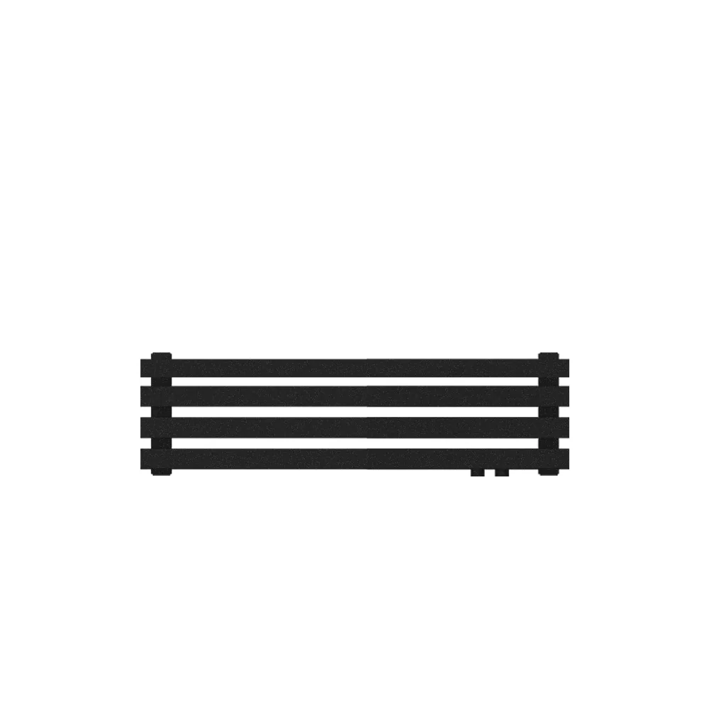 Радиатор КЗТО QUADRUM 40 Н -1000-4 R RAL1T103S9005 (черный матовый муар)