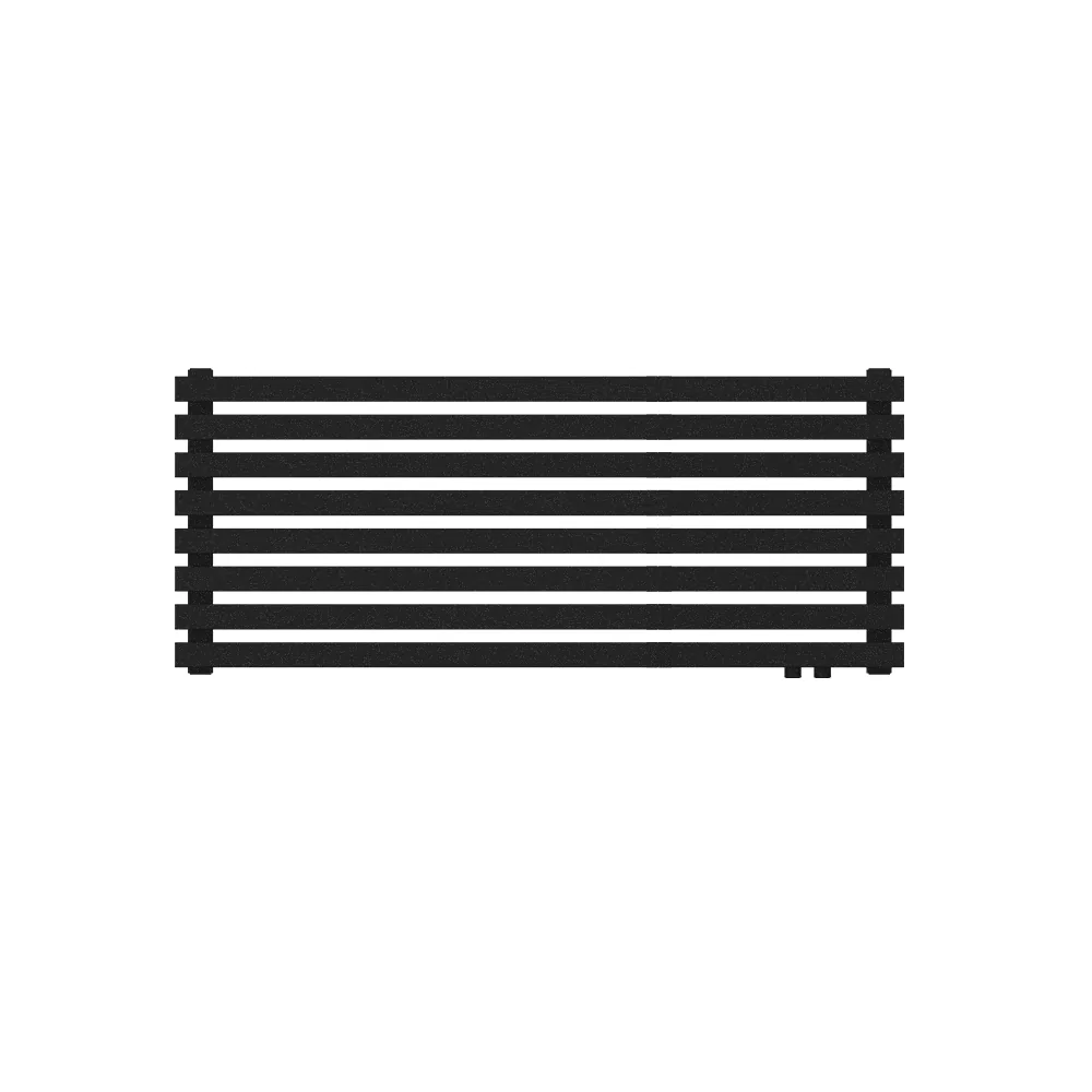 Радиатор КЗТО QUADRUM 40 Н -1500-8 R RAL1T103S9005 (черный матовый муар)