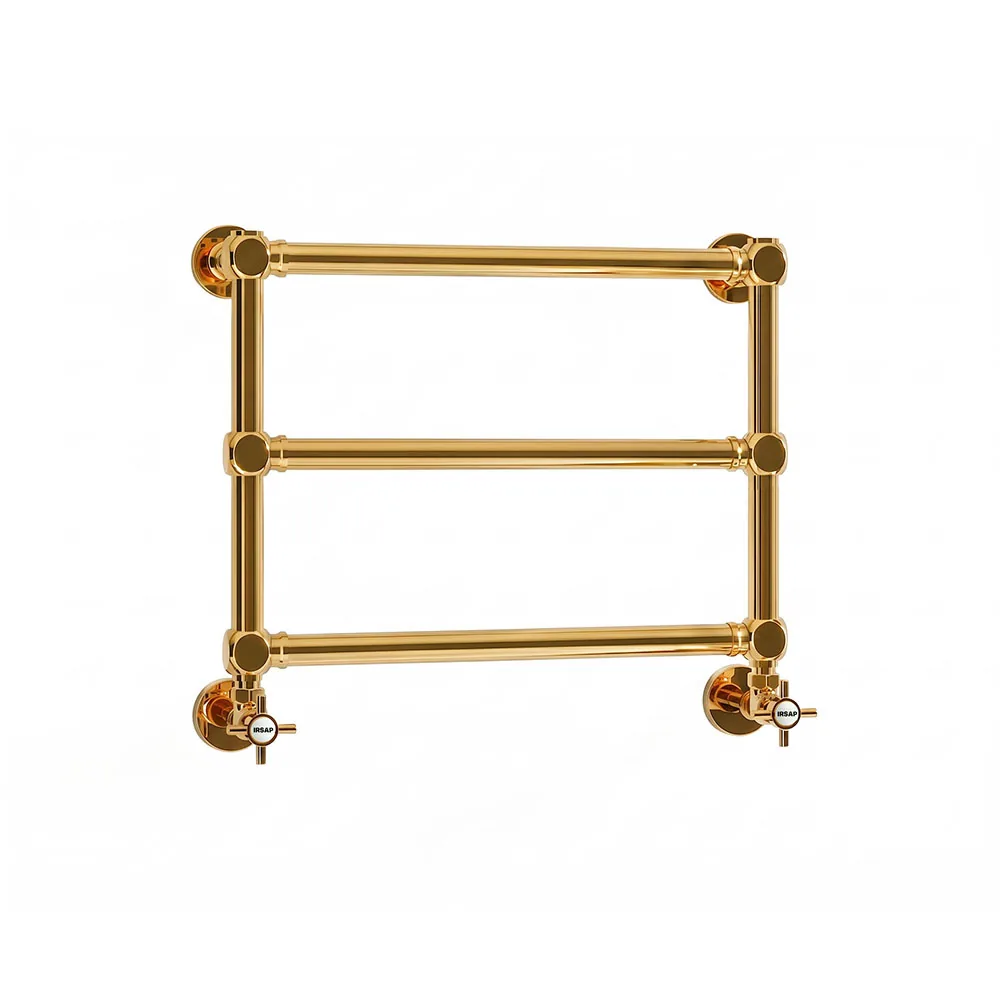 Полотенцесушитель IRSAP Minuette для ГВС 414/540 CL.52 T01 3 трубки, (золото) gold