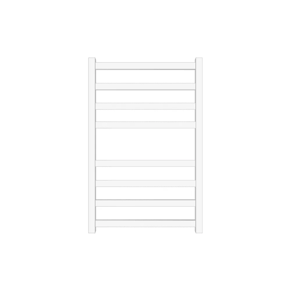 Полотенцесушитель водяной Primoclima Nox 30 Water White 80*50 4_4