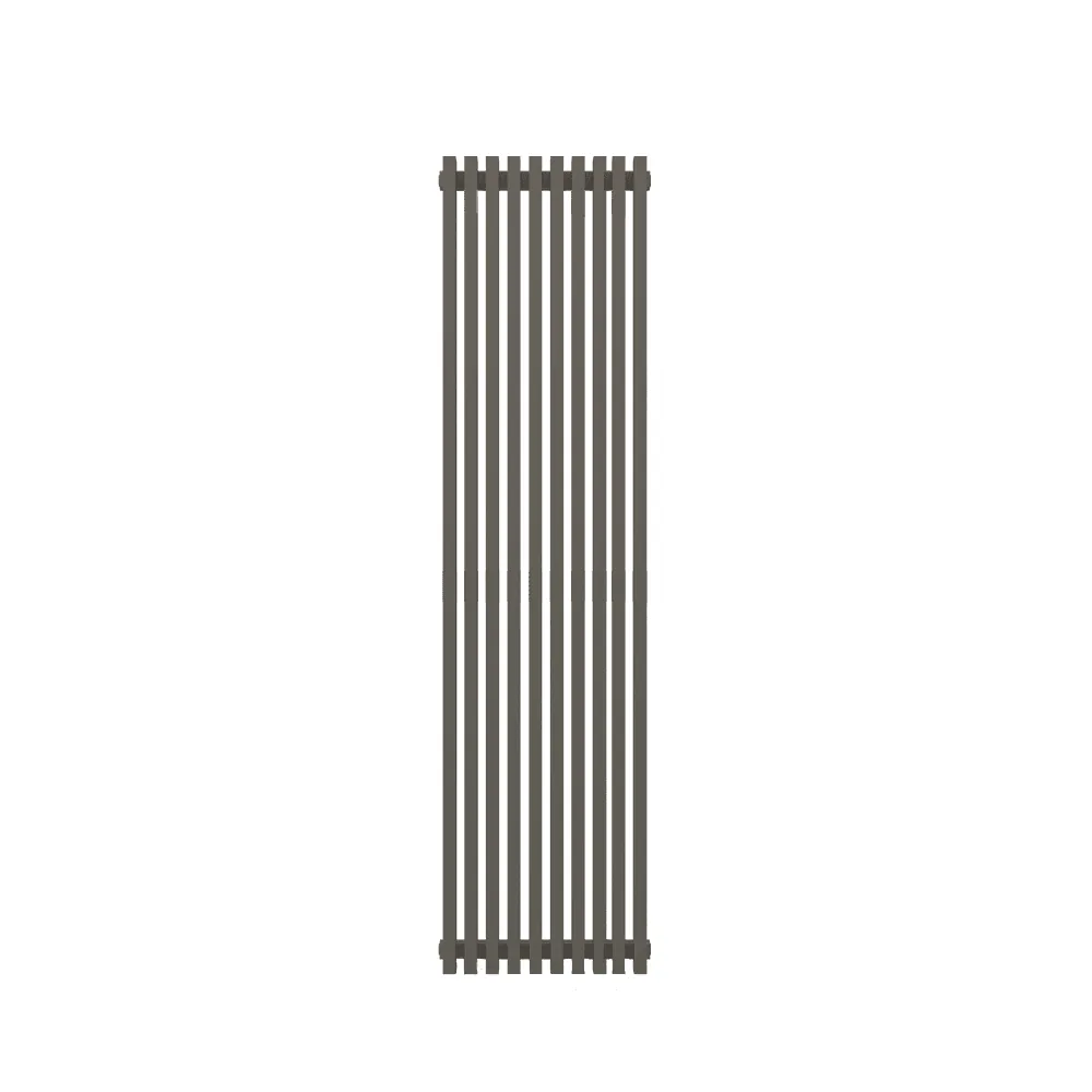 Радиатор КЗТО QUADRUM 50 V 1250-10 Серый светлый металлик муар