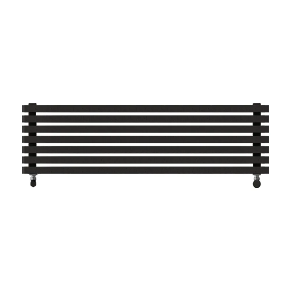 Радиатор КЗТО QUADRUM 60 H 1500-7 RAL 1T183S7026 графитовый серый муар