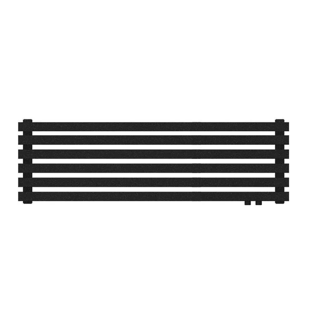 Радиатор КЗТО QUADRUM 60 H -1500-6 R RAL1T103S9005 (черный матовый муар)