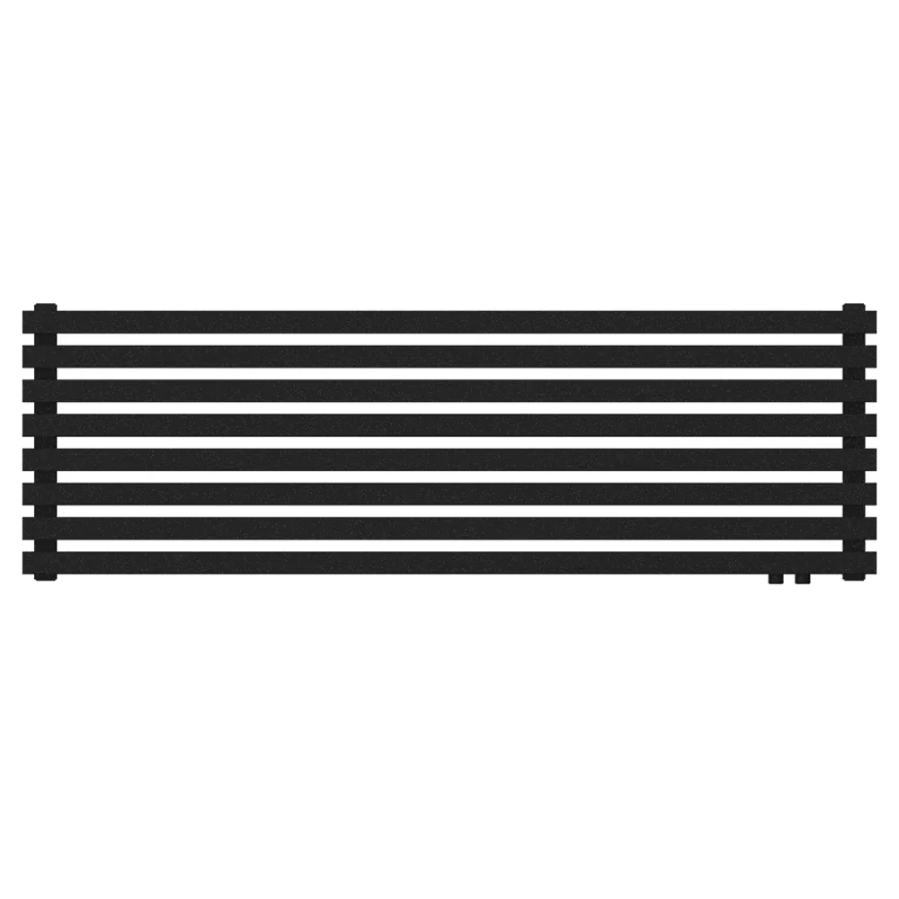 Радиатор КЗТО QUADRUM 60 H -1750-8 R RAL1T103S9005 (черный матовый муар)
