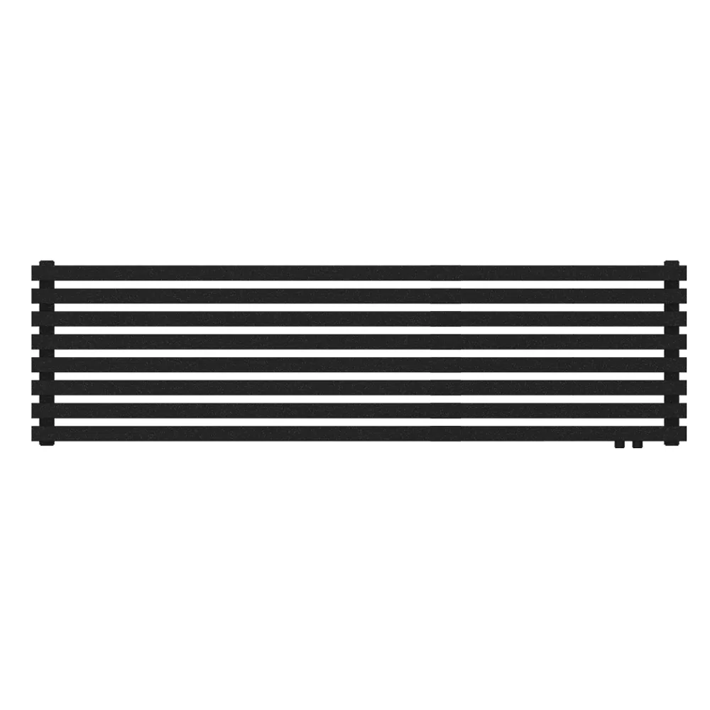 Радиатор КЗТО QUADRUM 60 H -2000-8 R RAL1T103S9005 (черный матовый муар)
