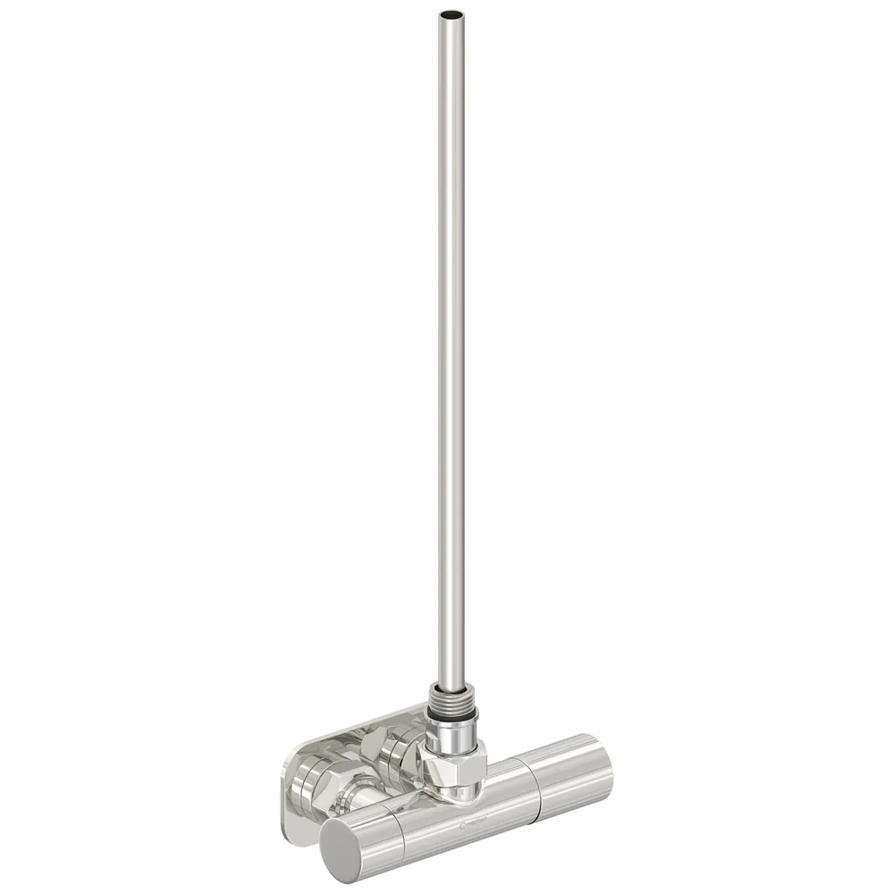 Вентиль 1х1/2 угловой маховик-скрытый EU50 правое